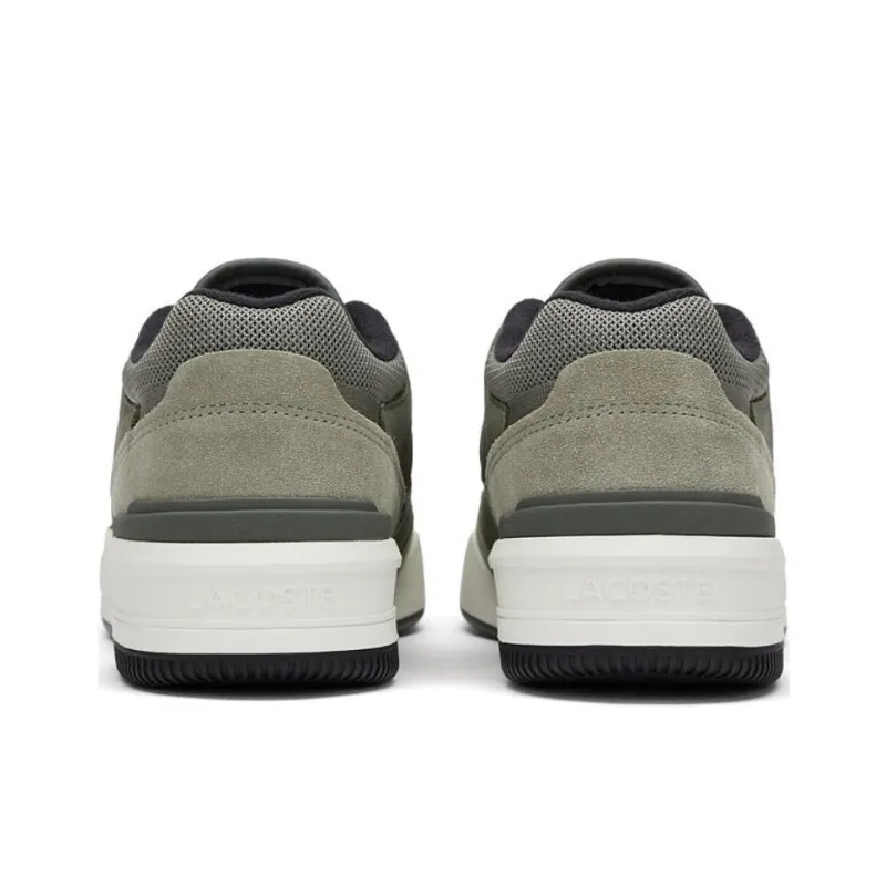 LACOSTE Anti Slip Wear Resistant Low Top Skateboard Shoes Men's Green-3