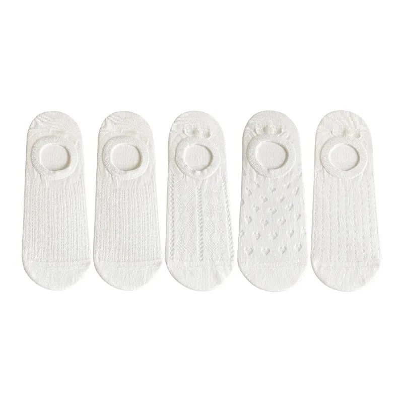 XXLLG No Show Socks Women's 5 Pack-8
