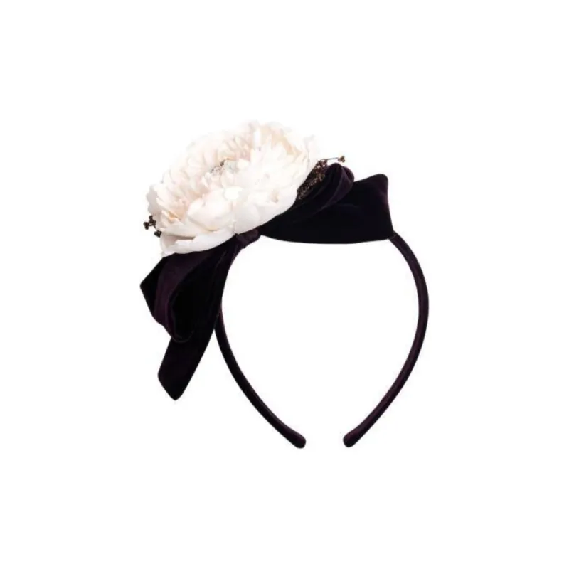 Bonpoint Garmia Floral-appliqué Headband-0