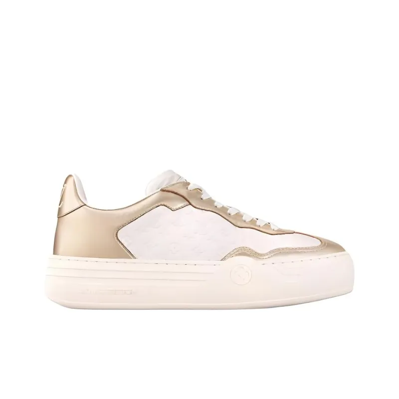LOUIS VUITTON Groovy Low Top Skateboard Shoes Women's Gold-1