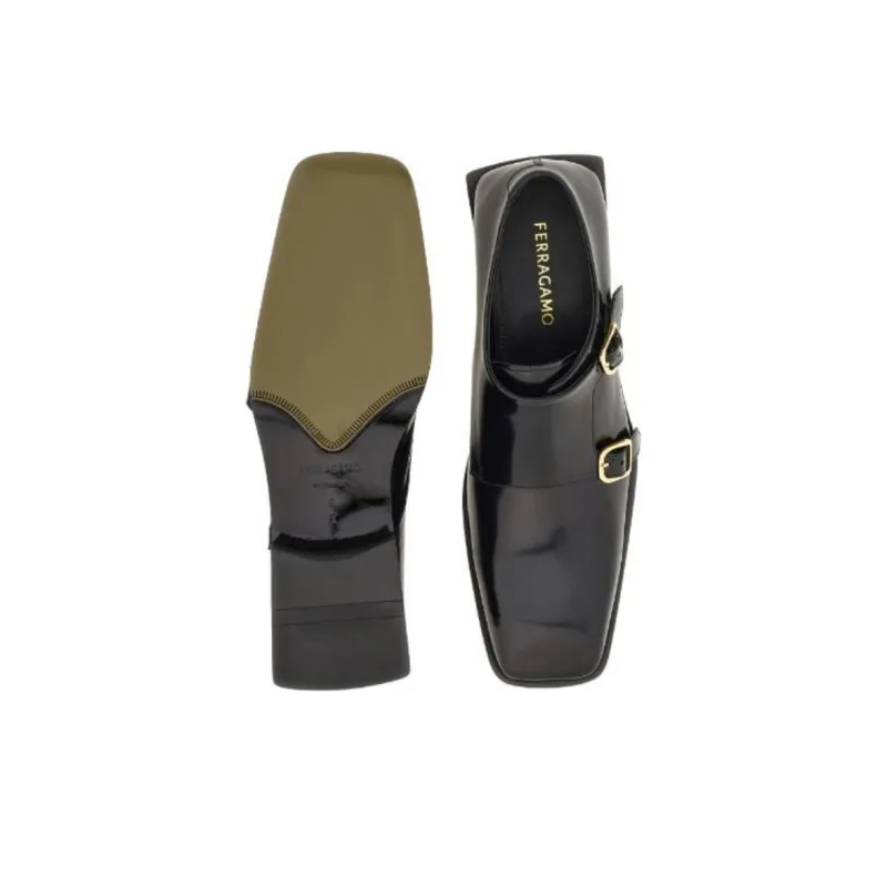 FERRAGAMO Dress Shoes Men's Black-4