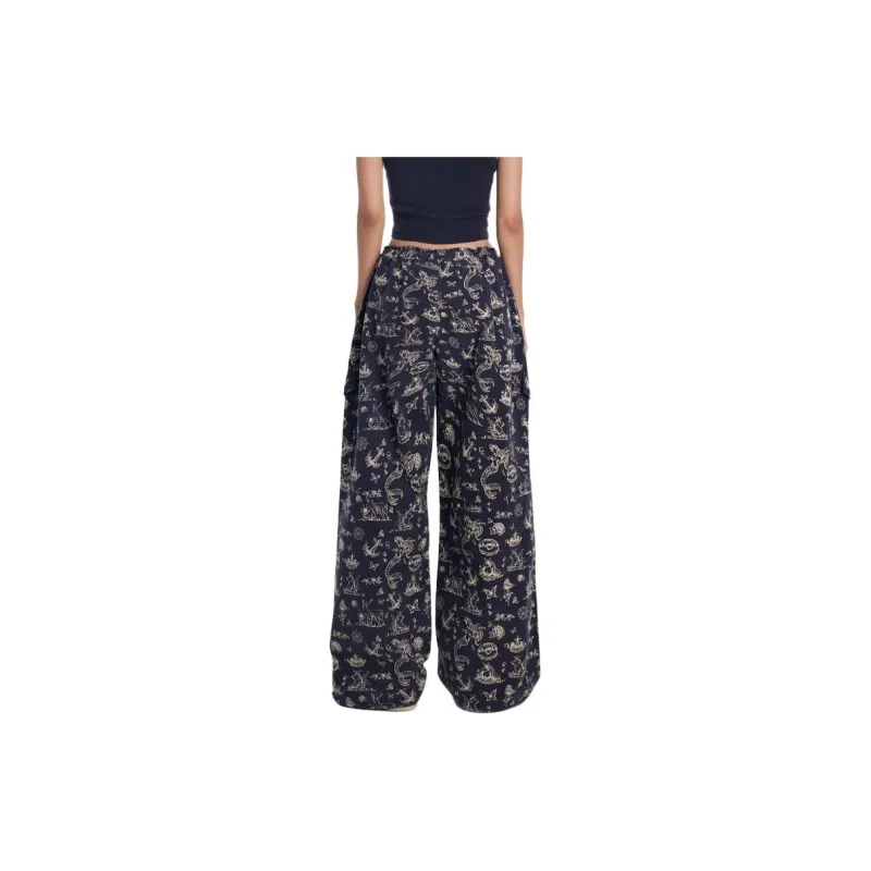 DRAGON FACE Casual Pants Women's-0