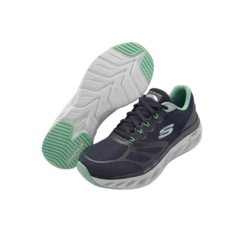 Skechers ARCH FIT GLIDE-STEP TRAIL Wear-Resistant Low-Top Casual Shoes Women's Black-5