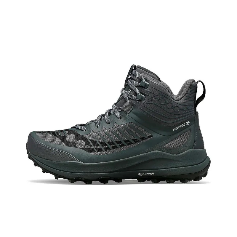 Saucony Ultra Ridge Slip Resistant High Top Hiking Shoes Men's Blue Gray-0