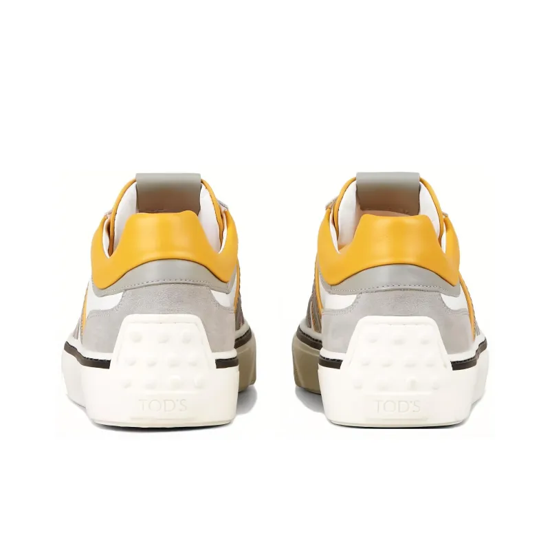AUTOMOBILI LAMBORGHINI x TOD'S Low-Top Skateboard Shoes Women's Gray-3
