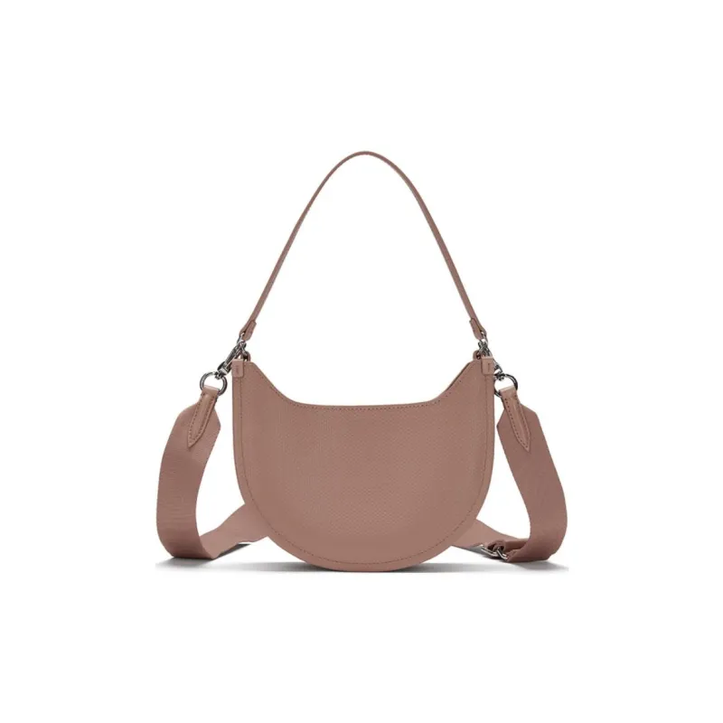 LACOSTE Cow Leather Shoulder Bag Crossbody Bag Small Size Women's Pink-1