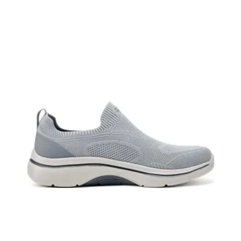Skechers MEN'S GO WALK Slip Resistant Low Top Casual Shoes Men's Gray-1