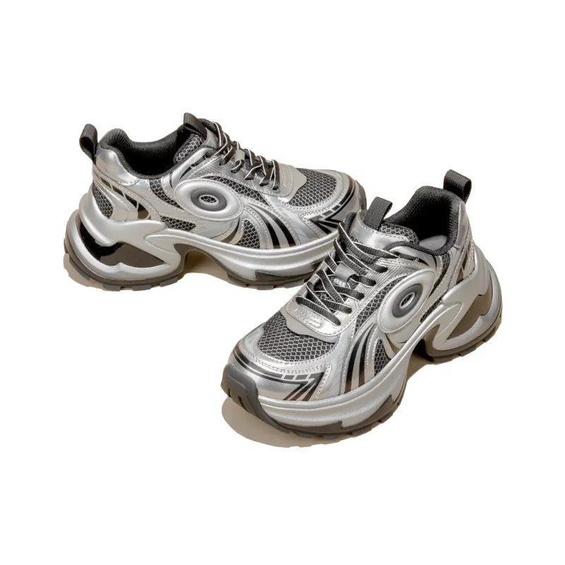 SNOWELF Height Increasing Low-Top Chunky Sneakers Women's-7