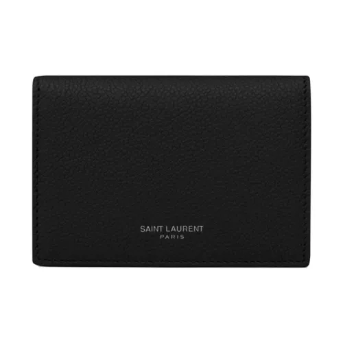 SAINT LAURENT Calfskin from Men's Black