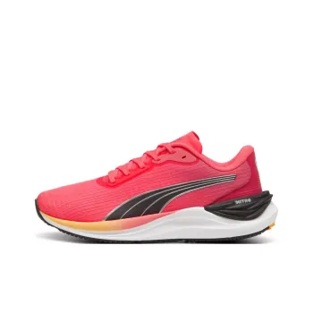 PUMA Electrify Nitro 3 Slip Resistant Low Top Running Shoes Women's Red Black