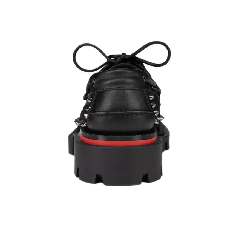 CL Steckel Boat Shoes Men's Black-4