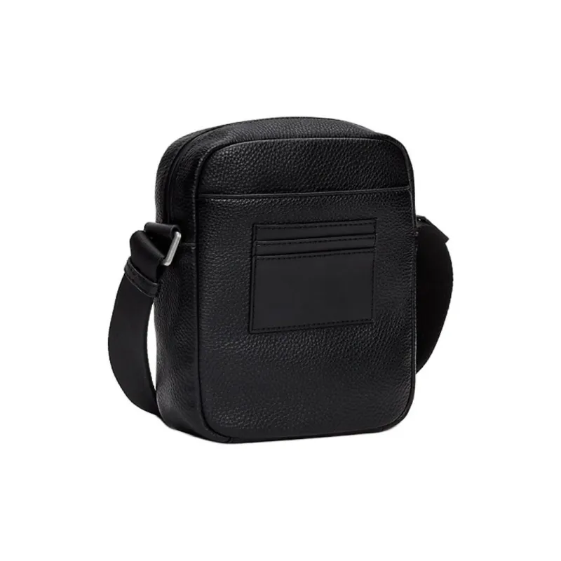 Tommy Hilfiger Polyurethane Crossbody Bag Shoulder Bag Small Size Men's Black-1