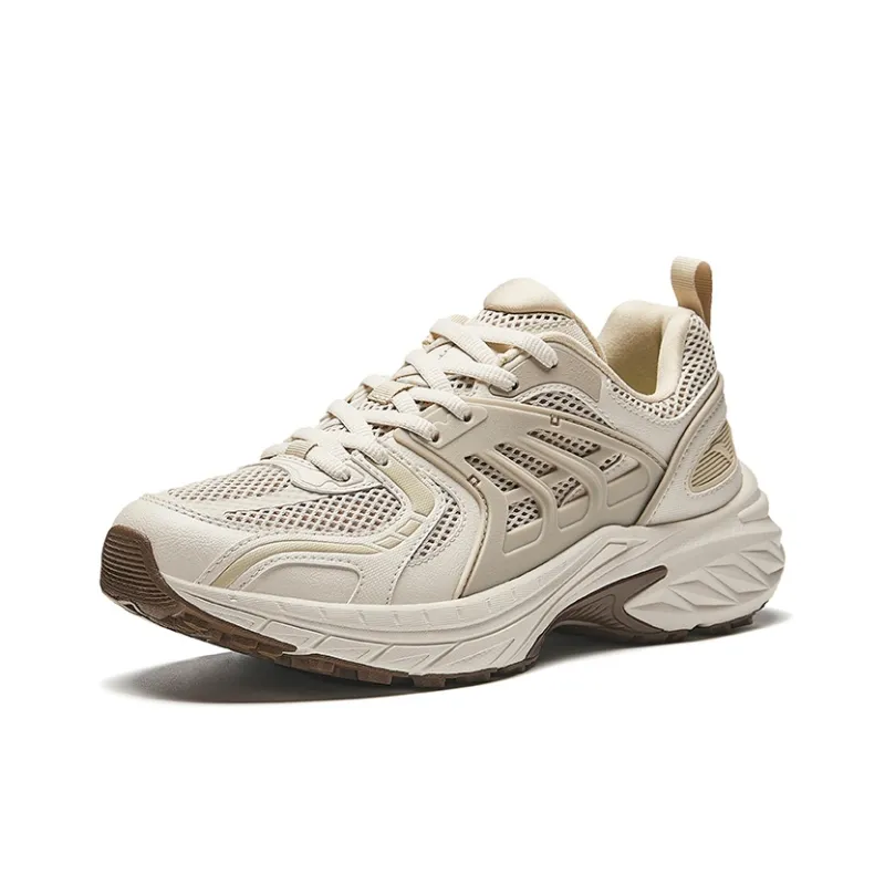 Anta Lightweight Low-Top Casual Running Shoes Women's Ecru-1