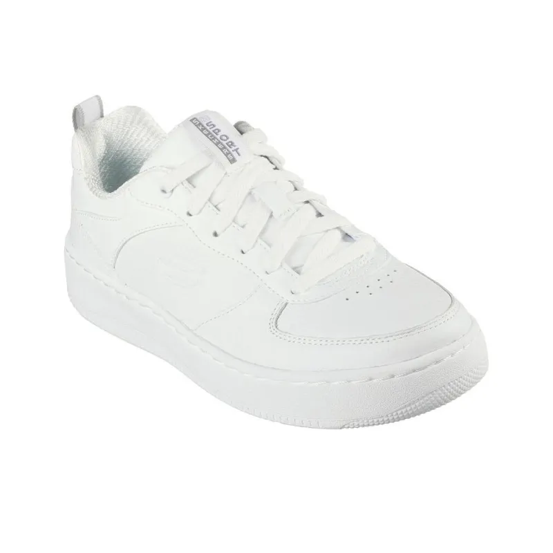 Skechers Sport Court 92 Anti Slip Wear Resistant Low Top Skateboard Shoes Women's White-2