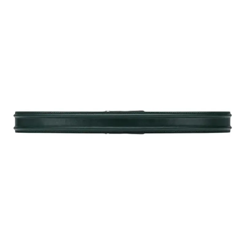 GUCCI Leather Leather Belts Men's Dark Green Width: 3cm-1