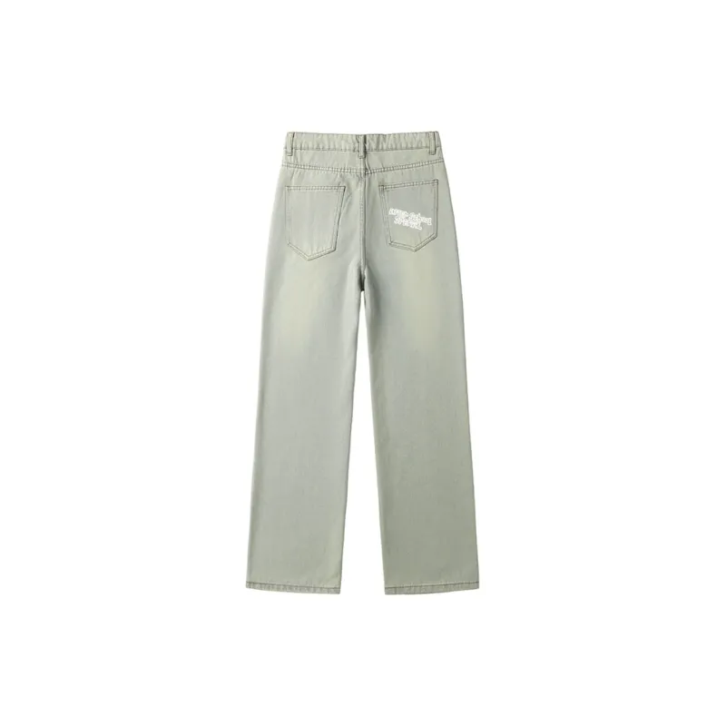 AFTER SCHOOL SPECIAL Jeans Unisex Yellow Mud-1