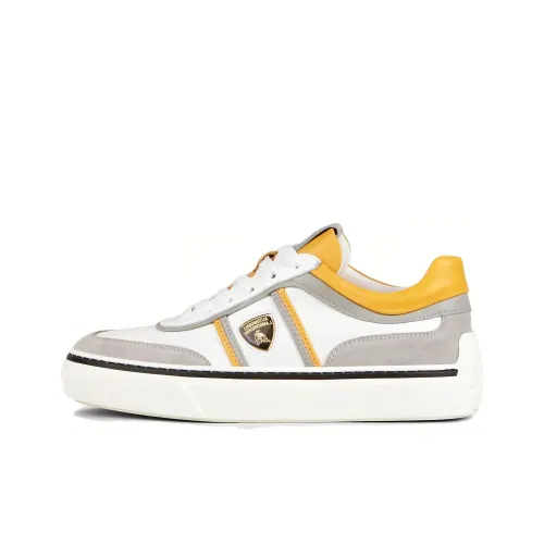 AUTOMOBILI LAMBORGHINI x TOD'S Low-Top Skateboard Shoes Women's Gray