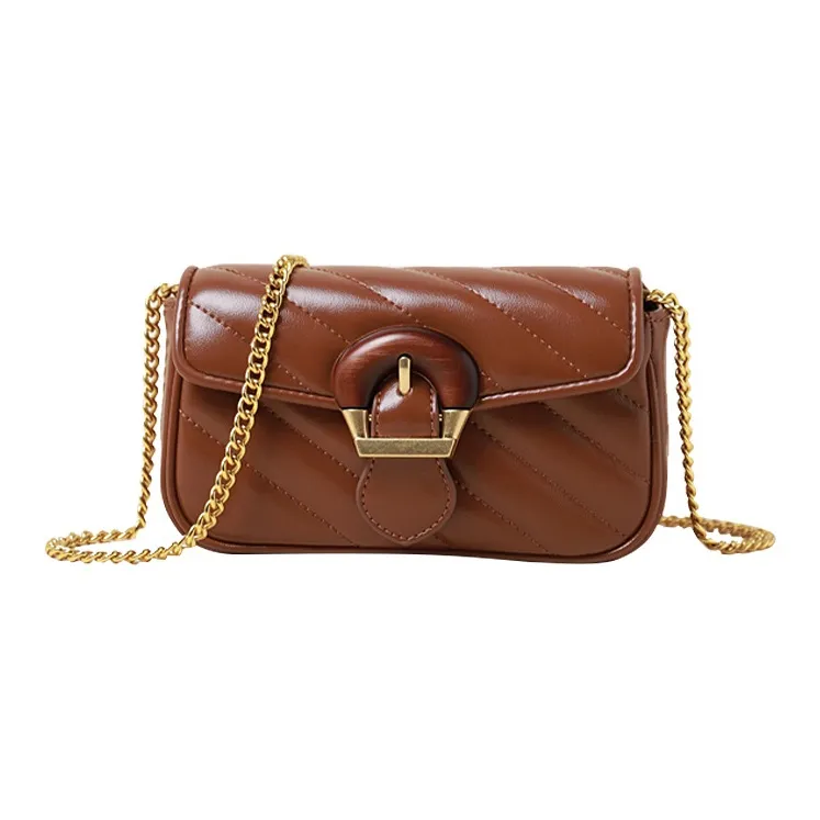 Carksky PU Shoulder Bag Women's Ecru/Black/Caramel-5