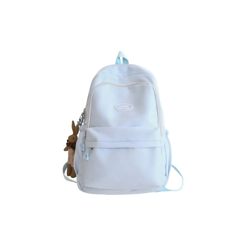 GOX Nylon Backpack Unisex White/Black/Red/Yellow/Green/Blue/Pink-3