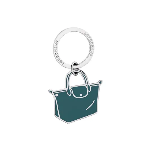 LONGCHAMP Metal Keychains Women's Cyan