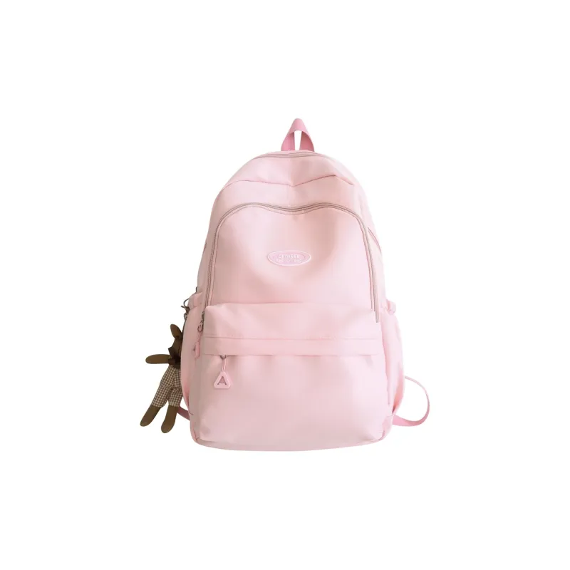 GOX Nylon Backpack Unisex White/Black/Red/Yellow/Green/Blue/Pink-16