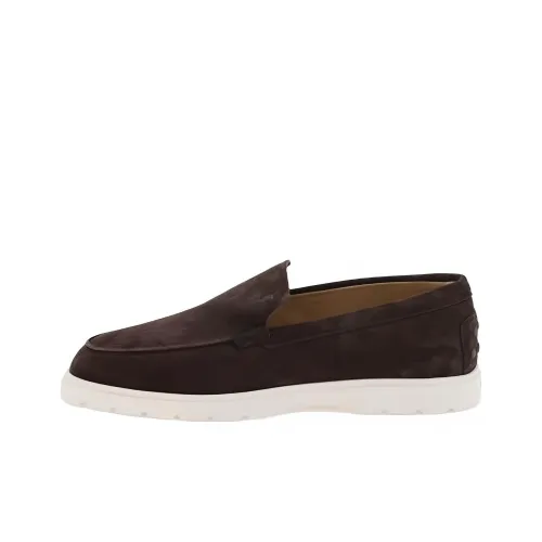 TOD'S Logo Embossed Slip On Loafers