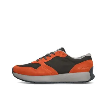 Columbia Anti Slip Wear Resistant Low Top Casual Shoes Unisex Orange Gray