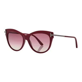 TOM FORD Acetate Cat Eye Sunglasses Unisex Red