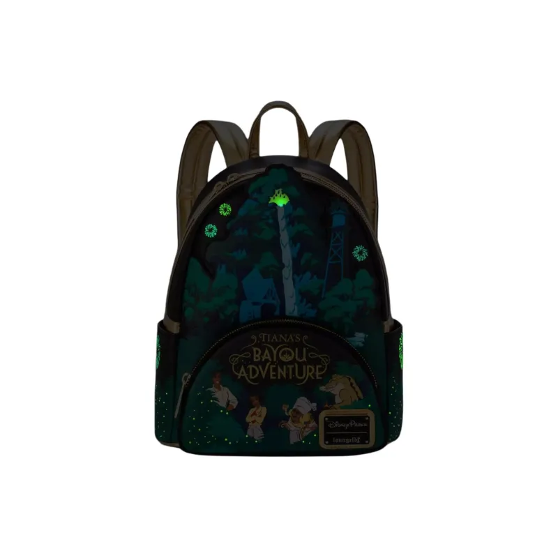 Disney Bonded Polyurethane Backpack Mini Women's Green-1