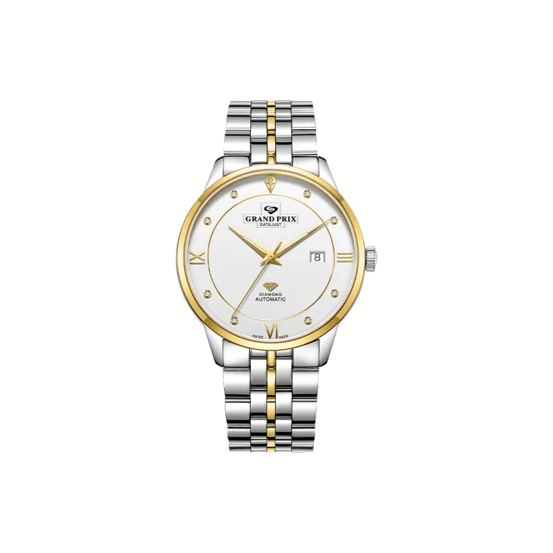 GRAND PRIX Automatic Mechanical Movement Unisex Watch Blue Dial-6