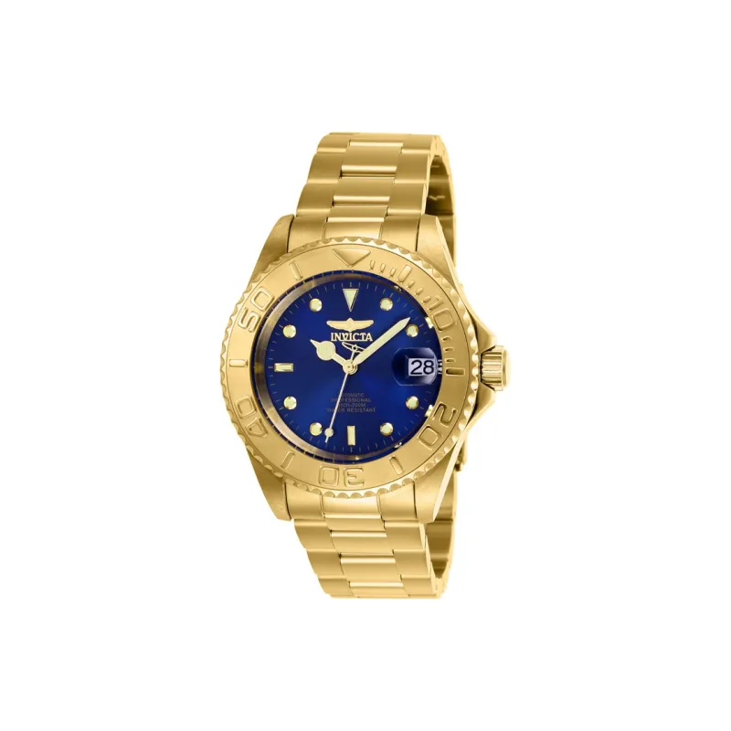 INVICTA Wrist Watch Automatic Mechanical Movement Stainless Steel Strap 40mm Blue Dial Men's Watches-0