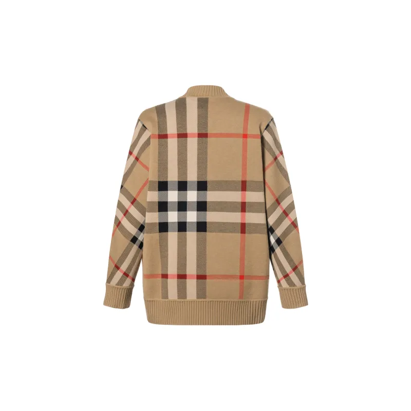 Burberry Vintage Check V neck Cardigan-1