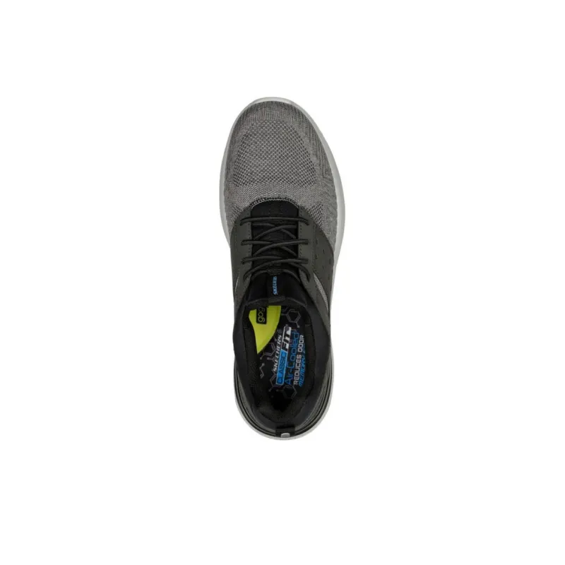 Skechers Lattimore Anti-Slip Wear-Resistant Low-Top Casual Shoes Men's Gray-3
