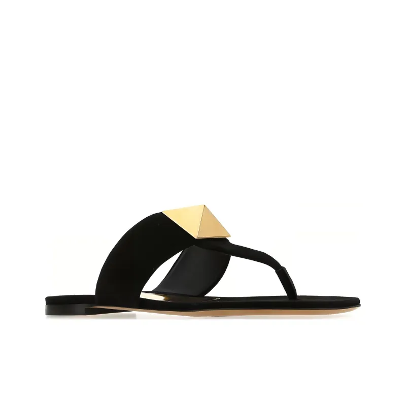 Valentino GARAVANI Flip Flops Women's Black-2