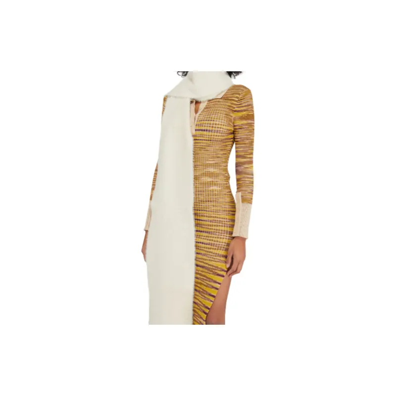 Jacquemus Knit Scarves Women's White-3