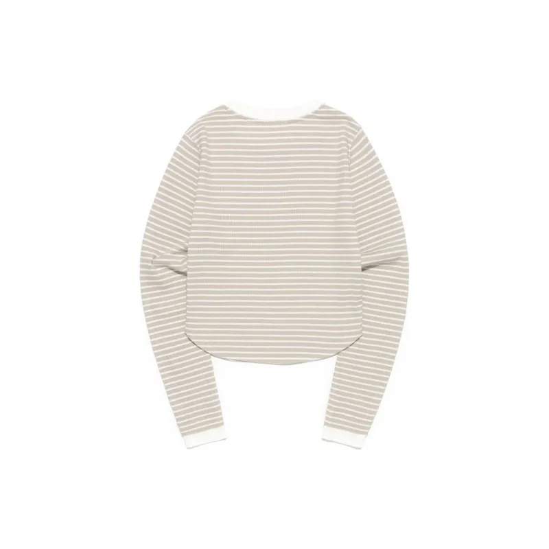 Lee T Shirts Women's Beige-1
