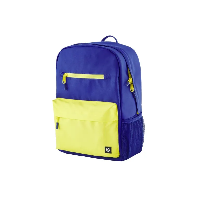 HP HUIPU Polyester Backpack Unisex Blue With Lemon Accents-1