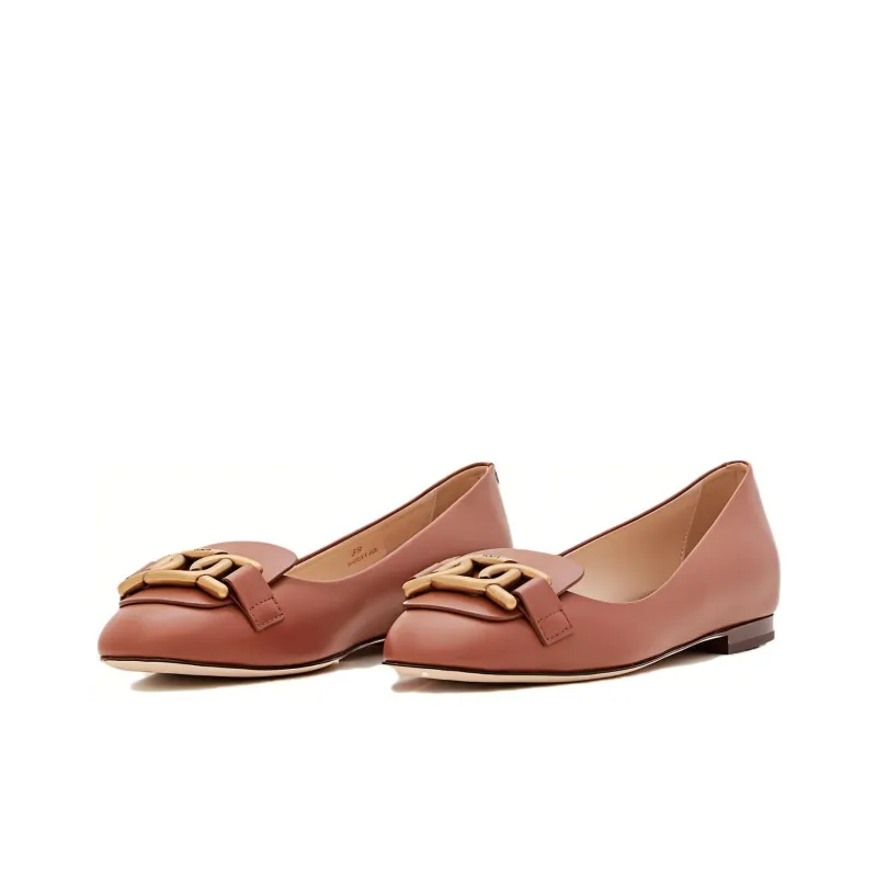 TOD'S Logo Engraved Slip-On Ballerines Women's-2