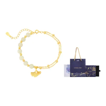 VIVIWELL Bracelets White Jade Women's
