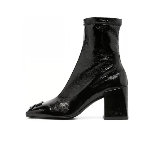 Courrèges Iconic 80mm Textured-leather Boots