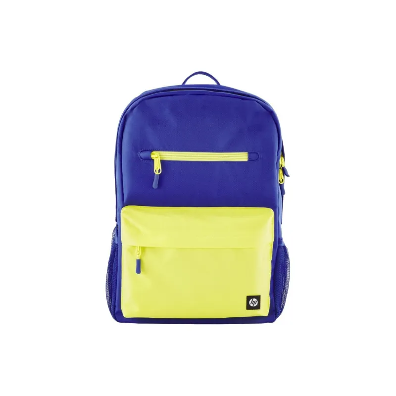 HP HUIPU Polyester Backpack Unisex Blue With Lemon Accents-0