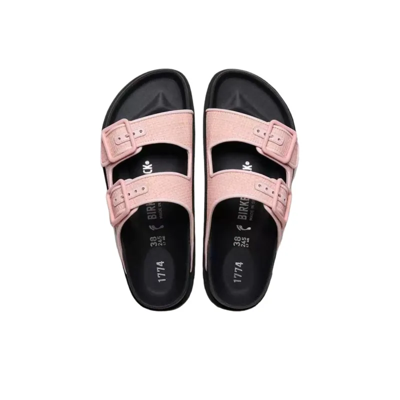 Birkenstock Arizona Series Slide Slippers Unisex Rose Pink Narrow Fit-3