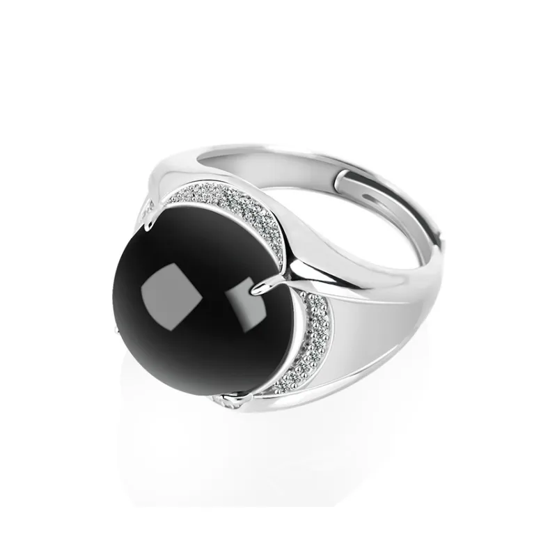 Yi Zhi Jing Bean Type Rings Men's-4