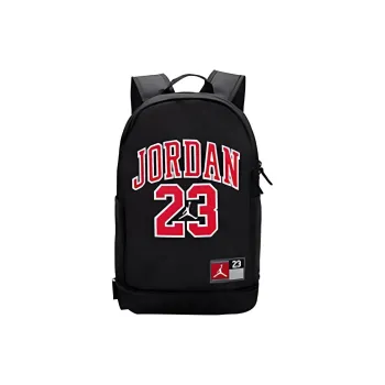 Jordan Polyester Backpack Medium Size Unisex Black & Red