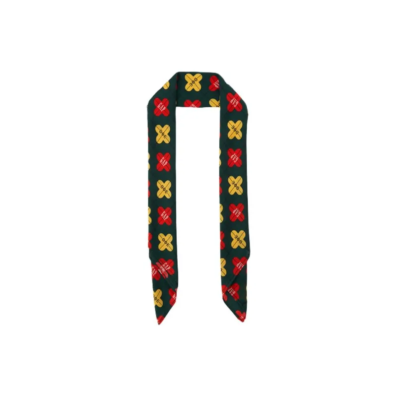 GAP Viscose Silk Scarves Unisex Green-0