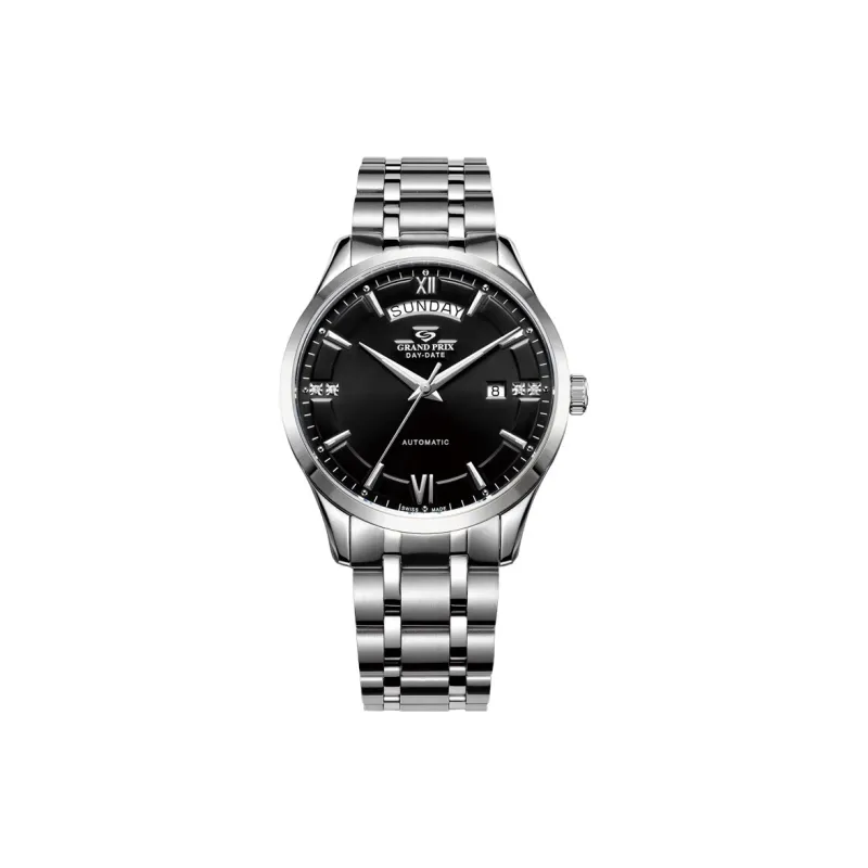 GRAND PRIX Mechanical Movement Unisex Watch 40 Gold Dial-4
