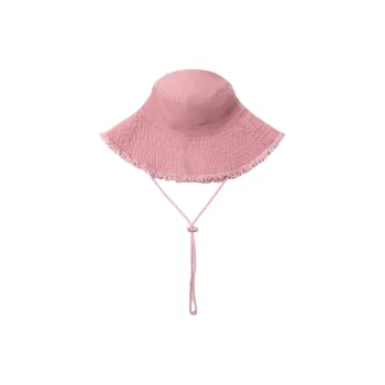 ZARA Cotton Polyester Bucket Hats Women's Pink