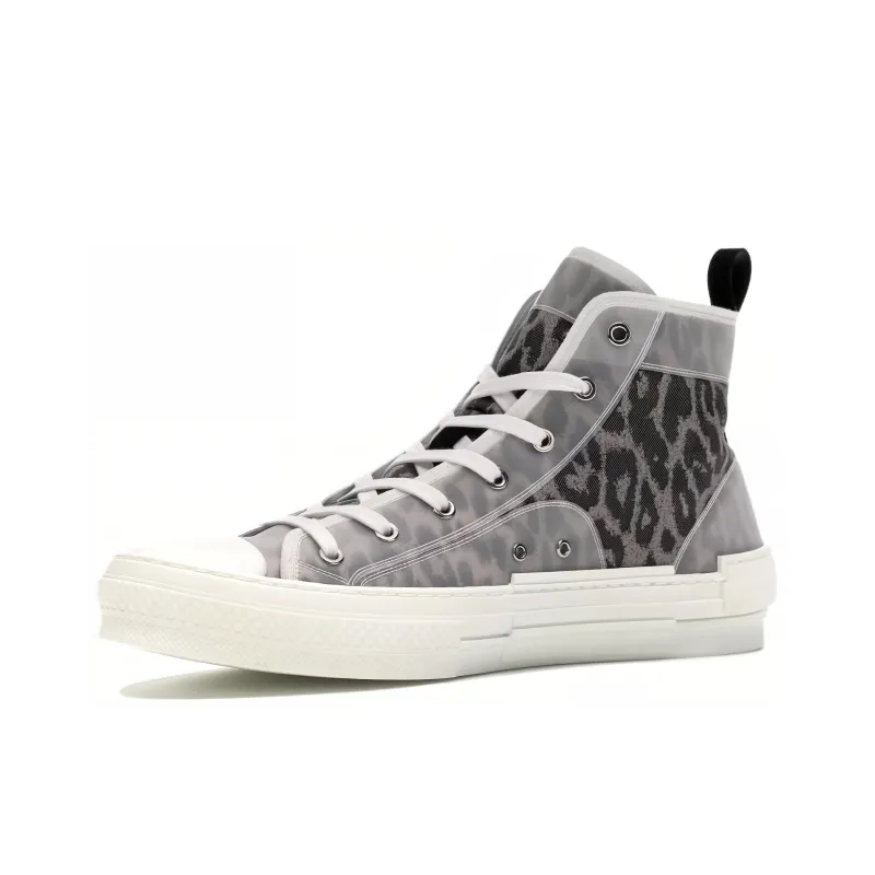 DIOR B23 High Top Brown Leopard-2