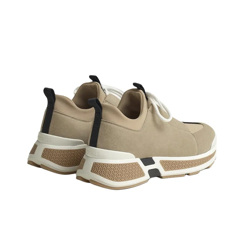 HERMES Low Top Casual Shoes Women's Beige-2