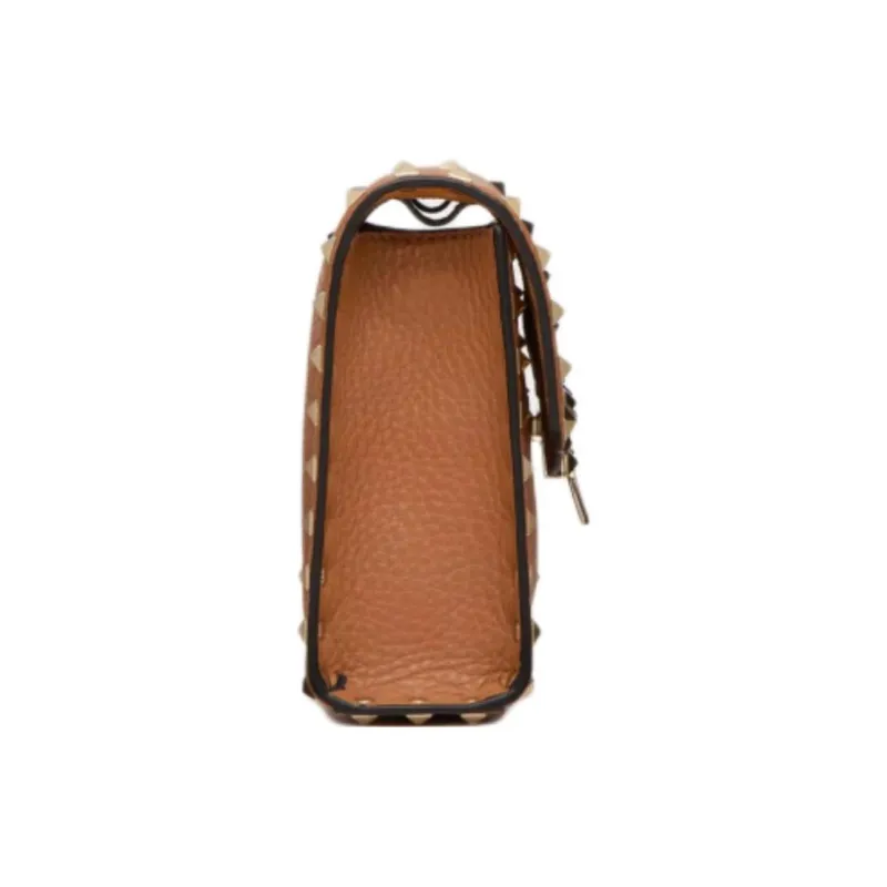 Valentino Garavani Rockstud Foldover Top Small Shoulder Bag-2